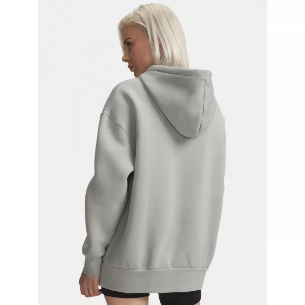  Ženski pulover UNDER ARMOUR ICON FLEECE OS HOODIE 1379495-069 SIVA 