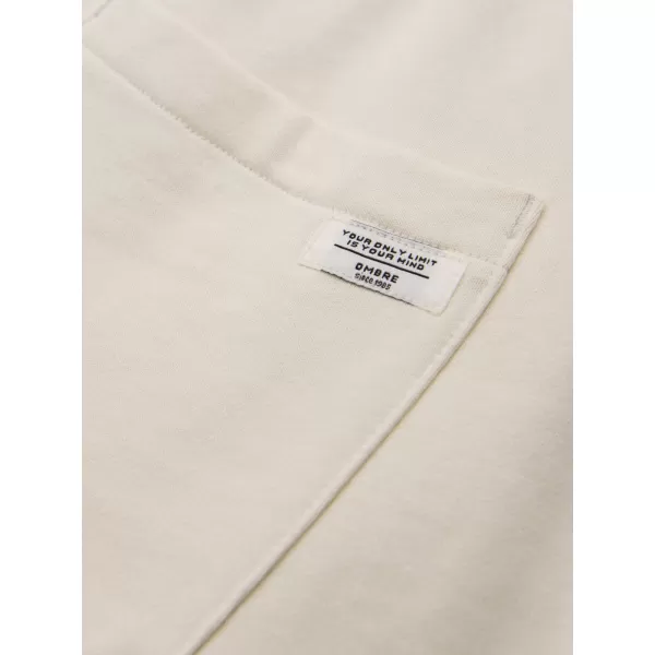  Moške trenirke OMBRE OM-PABS-0304 KREMA 