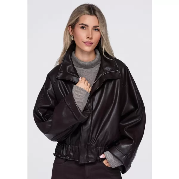  Ženska jakna OMBRE OW-JT-E0007 RJAVA 