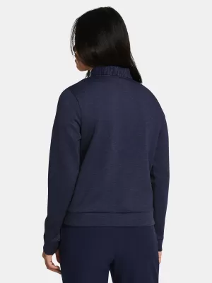 Ženski pulover UNDER ARMOUR UA DRIVE MIDLAYER CREW 1387143-410 MODRA