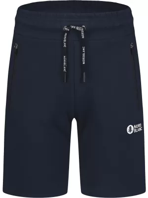 Moške bombažne kratke hlače NORDBLANC RELAXEDFIT NBSPM8254 TEMNO MODRA