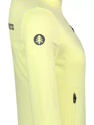 Ženski powerfleece pulover NORDBLANC CRISP NBSFL8338 JANTAR