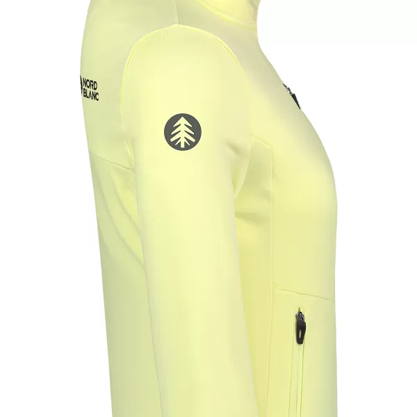  Ženski powerfleece pulover NORDBLANC CRISP NBSFL8338 JANTAR 
