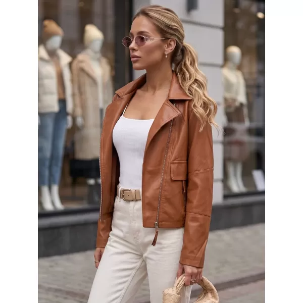  Ženska jakna DSTREET TY5715 RJAVA 
