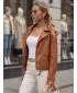 Ženska jakna DSTREET TY5715 RJAVA