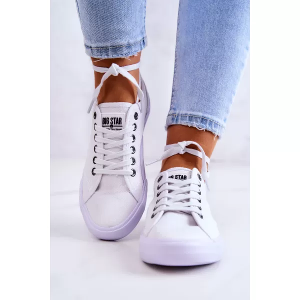 Ženske superge BIG STAR SHOES W274835 BELA 