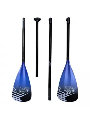 Veslo STAR Fiberglass 4T Combo ČRNA