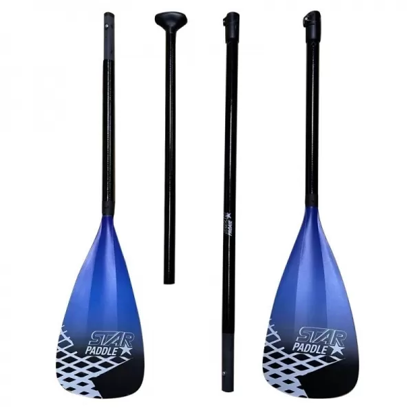  Veslo STAR Fiberglass 4T Combo ČRNA 