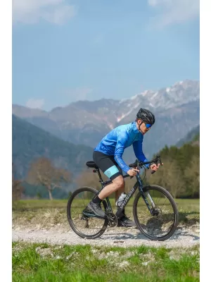 Moške kolesarske hlače NORDBLANC CHAIN NBSPM8081 MODRA