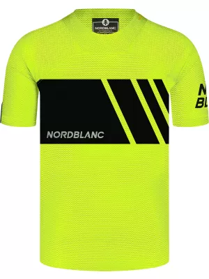 Moška funkcionalna kolesarska majica NORDBLANC MUD NBSMF8083 SVETLO RUMENA