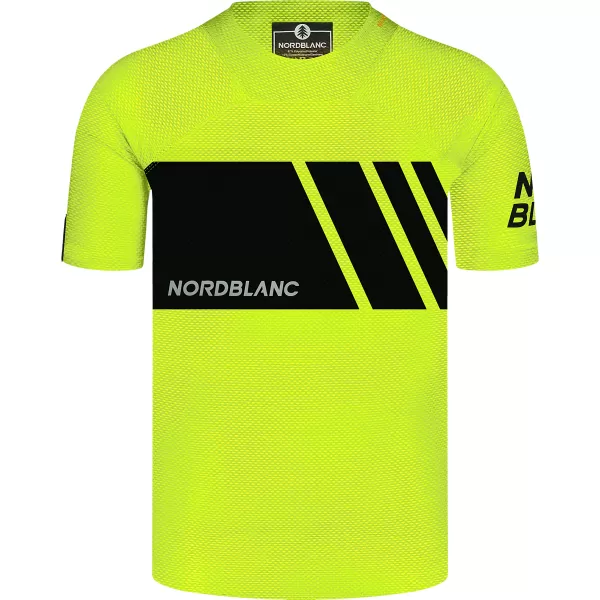  Moška funkcionalna kolesarska majica NORDBLANC MUD NBSMF8083 SVETLO RUMENA 