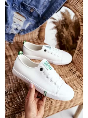 Ženske superge BIG STAR SHOES GG274006 BELA/ZELENA