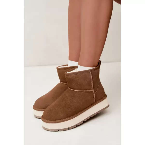  Ženski čevlji BIG STAR SHOES UU274692 RJAVA/BEŽ 