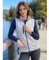 Ženski brezrokavnik iz flisa ALTISPORT ALW002525 SVETLO SIVA