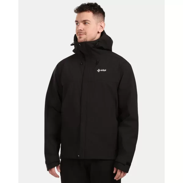  Moška hardshell jakna KILPI MONTANA-M 1M0102KI ČRNA 
