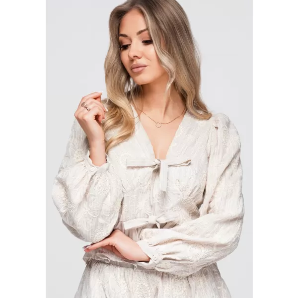  Ženska bluza OMBRE OW-TS-E0060 BEŽ 