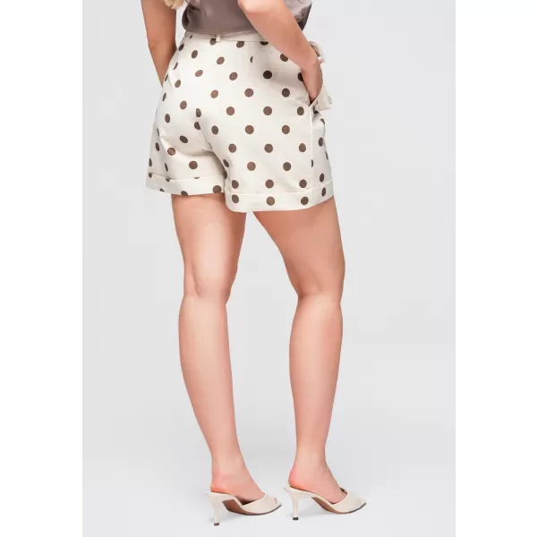  Ženske kratke hlače OMBRE OW-ST-E0014 TAUPE 