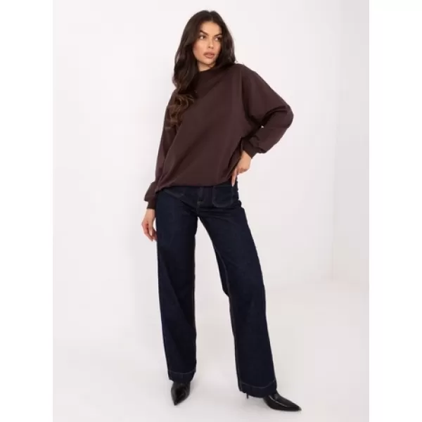  Ženski pulover BASIC FEEL GOOD RV-BL-5185.70P TEMNO RJAVA 
