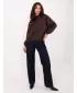 Ženski pulover BASIC FEEL GOOD RV-BL-5185.70P TEMNO RJAVA