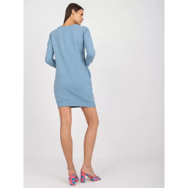  Obleka BASIC FEEL GOOD AP-SK-A-006.73 SVETLO MODRA 