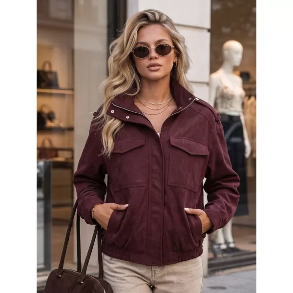  Ženska jakna DSTREET TY5915 BORDO 