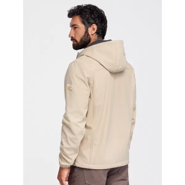  Moška softshell jakna OMBRE OM-JANP-0292 PESEK 