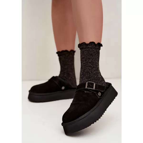 Ženski snežaki BIG STAR SHOES UU274698 ČRNA 