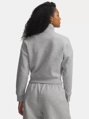 Ženski pulover UNDER ARMOUR RIVAL FLEECE SCRIPT HZ 6012292-011 SIVA