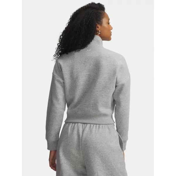  Ženski pulover UNDER ARMOUR RIVAL FLEECE SCRIPT HZ 6012292-011 SIVA 