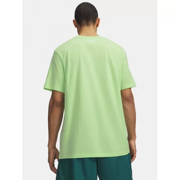 Moška majica s kratkimi rokavi UNDER ARMOUR M SPORTSTYLE LC SS 1326799-712 ZELENA 