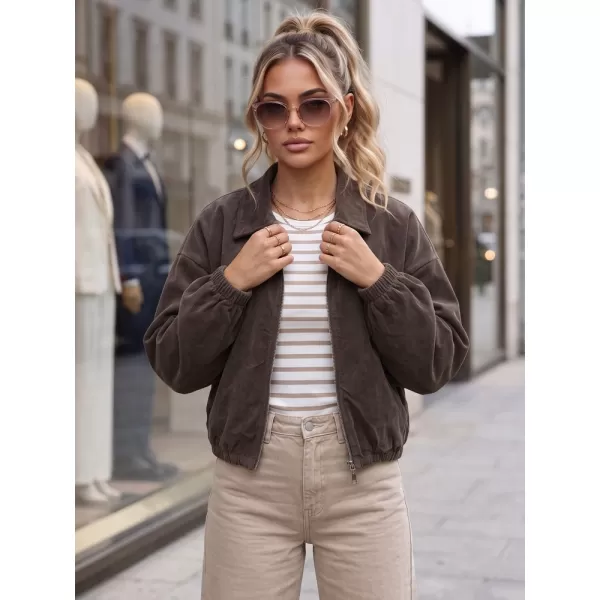  Ženska jakna DSTREET TY6052 RJAVA 