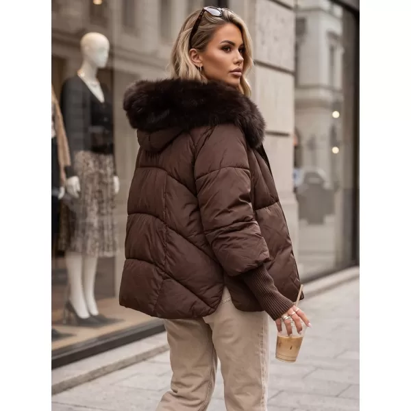  Ženska jakna DSTREET TY5991 RJAVA 