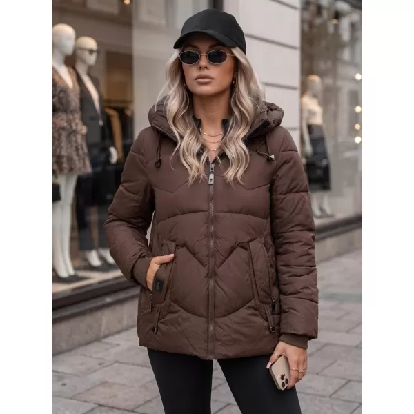  Ženska jakna DSTREET TY5752 RJAVA 