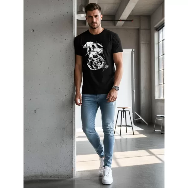  Moška majica s kratkimi rokavi DSTREET NX049R ČRNA 