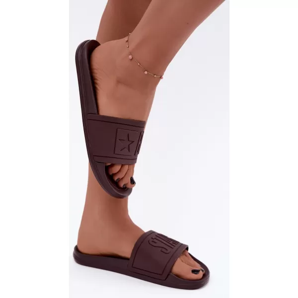  Ženski copati BIG STAR SHOES UU274072 ODTENKI RJAVE IN BEŽ 