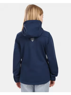 Dekliška softshell jakna KILPI ONTAVIA-JG 1J0104KI TEMNO MODRA