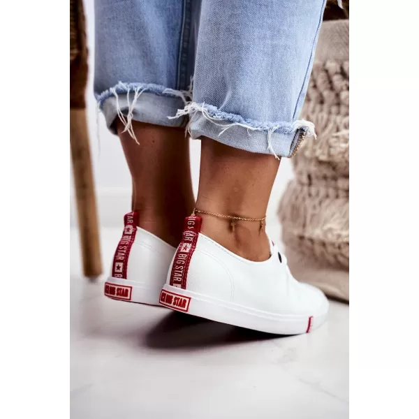  Ženske superge BIG STAR SHOES GG274005 BELA/RDEČA 