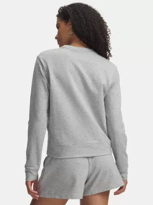 Ženski pulover UNDER ARMOUR SPORT TERRY CREW 6011016-011 SIVA