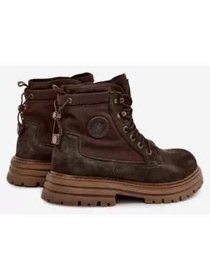 Moški čevlji BIG STAR SHOES UU174254 RJAVE/BEŽ SENCE