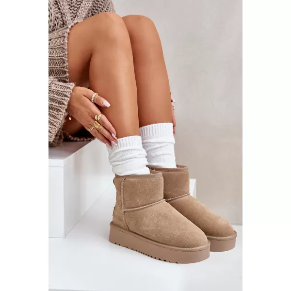  Ženski snežaki BOTO NN605 KAKI 