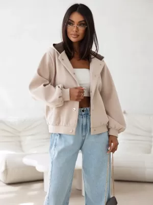 Ženska jakna DSTREET TY5927 BEŽ