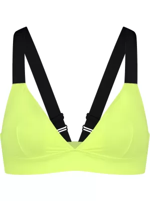 Ženski zgornji del bikinija NORDBLANC LOVELINESS NBSSS8212 SVETLO RUMENA