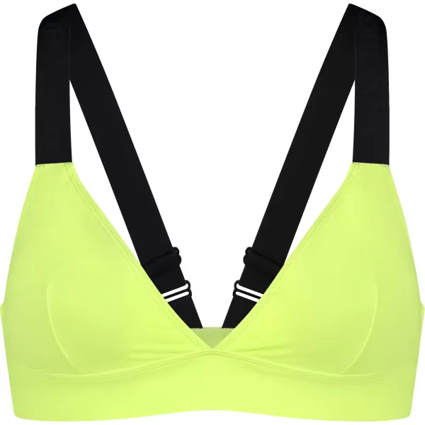  Ženski zgornji del bikinija NORDBLANC LOVELINESS NBSSS8212 SVETLO RUMENA 