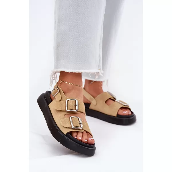  Ženske sandale BIG STAR SHOES RR274665 BEŽ 