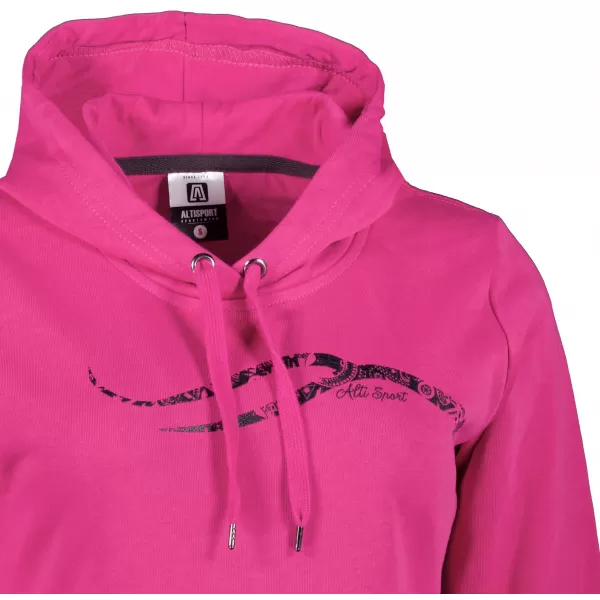  Ženski podaljšan pulover ALTISPORT ALW001419 MAGENTA 