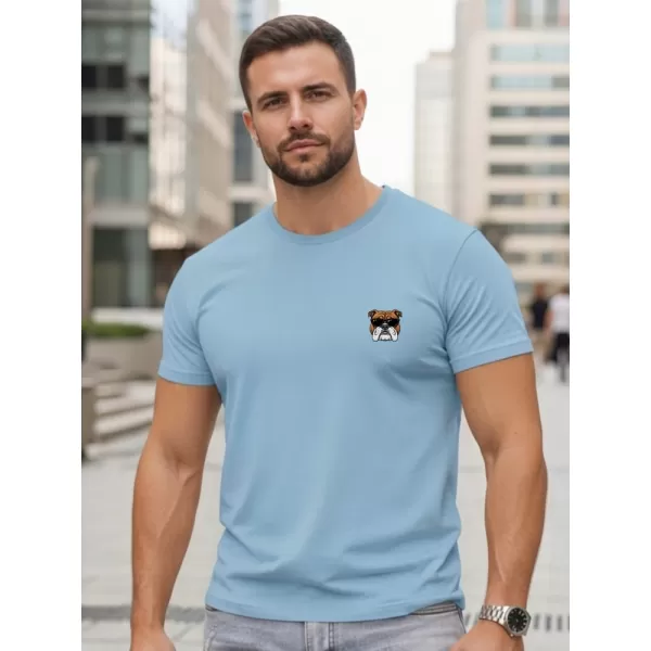  Moška majica s kratkimi rokavi DSTREET NX0125R-SK SVETLO MODRA 