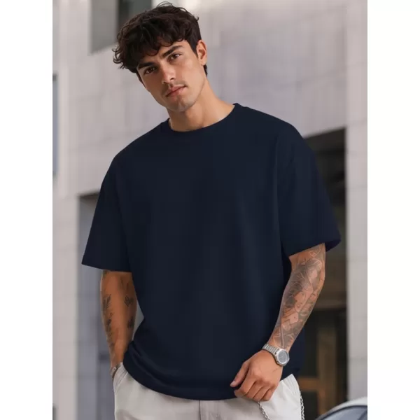  Moška majica s kratkimi rokavi DSTREET RX5684 TEMNO MODRA 