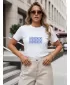 Ženska majica s kratkimi rokavi DSTREET NX8015RY-WH BELA
