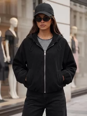 Ženska jakna DSTREET TY6062 ČRNA
