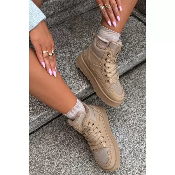  Ženski snežaki BIG STAR SHOES UU274166 BEŽ 